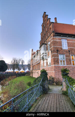 Christmas fair im Bergedorfer Schloss Berg Dorf, Hamburg, Deutschland, Europa, Weihnachtsmarkt bin Bergedorfer Schloss in Bergedorf, Balticborg Stockfoto