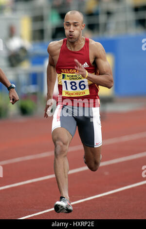 CHRIS LAMBERT 200 m MANCHESTER regionale ARENA 11. Juli 2004 Stockfoto