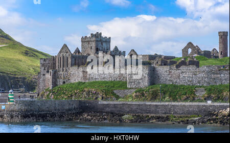 Peel Castle, Isle Of man. Stockfoto