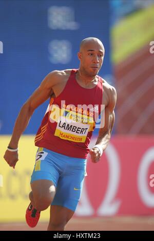 CHRIS LAMBERT 200 m MANCHESTER regionale ARENA MANCHESTER ENGLAND 10. Juli 2005 Stockfoto