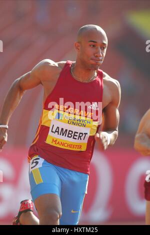 CHRIS LAMBERT 200 m MANCHESTER regionale ARENA MANCHESTER ENGLAND 10. Juli 2005 Stockfoto