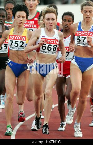 TATYANA TOMASHOVA 1500 Russland Olympiastadion HELSINKI Finnland 12. August 2005 Stockfoto