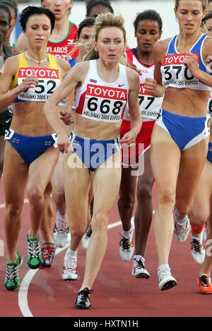 TATYANA TOMASHOVA 1500 Russland Olympiastadion HELSINKI Finnland 12. August 2005 Stockfoto