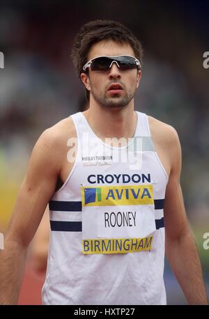 MARTYN ROONEY 400 m ALEXANDER Stadion BIRMINGHAM ENGLAND 12. Juli 2008 Stockfoto