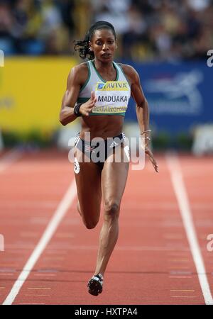 JOICE MADUAKA 200 m ALEXANDER Stadion BIRMINGHAM ENGLAND 13. Juli 2008 Stockfoto