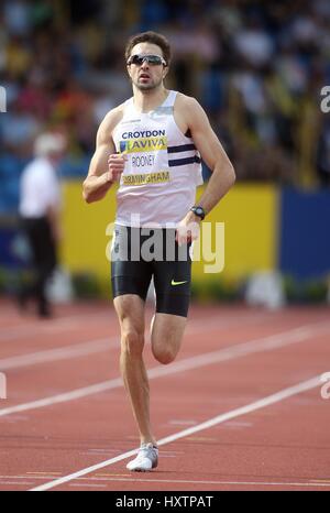 MARTYN ROONEY 400 m ALEXANDER Stadion BIRMINGHAM ENGLAND 13. Juli 2008 Stockfoto
