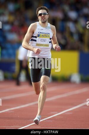 MARTYN ROONEY 400 m ALEXANDER Stadion BIRMINGHAM ENGLAND 13. Juli 2008 Stockfoto
