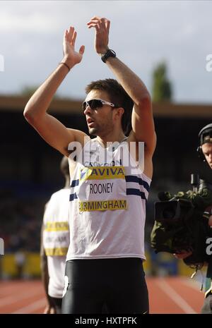 MARTYN ROONEY 400 m ALEXANDER Stadion BIRMINGHAM ENGLAND 13. Juli 2008 Stockfoto