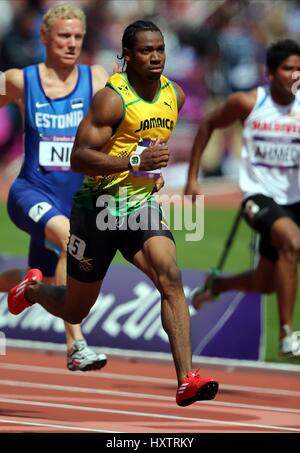 YOHAN BLAKE Jamaika STRATFORD LONDON ENGLAND 4. August 2012 Stockfoto