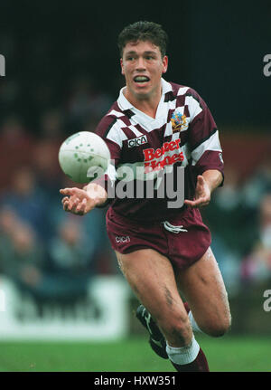 MARK ASTON FEATHERSTONE ROVERS RLFC 25. Januar 1995 Stockfoto