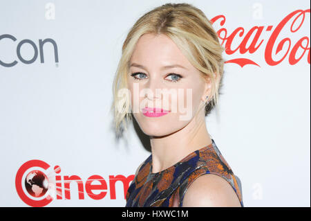 Direktor/Schauspielerin Elizabeth Banks kommt für The CinemaCon Big Screen Achievement Awards am 23. April 2015 in Las Vegas, Nevada. Stockfoto