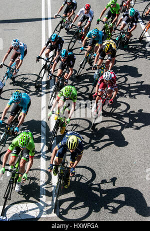 Volta de Catalunya 2017, Tour de Katalonien, Bike Rennen Barcelona, Spanien Stockfoto