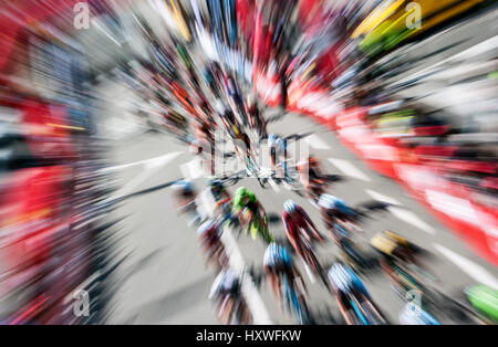 Volta de Catalunya 2017, Tour de Katalonien, Bike Rennen Barcelona, Spanien Stockfoto