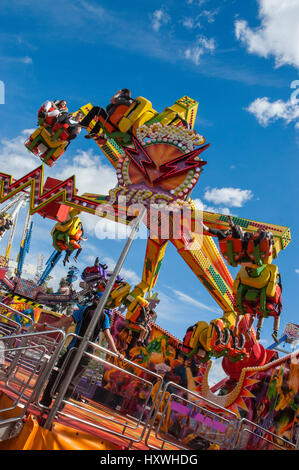SideShow-Gasse am Royal Melbourne Show Stockfoto