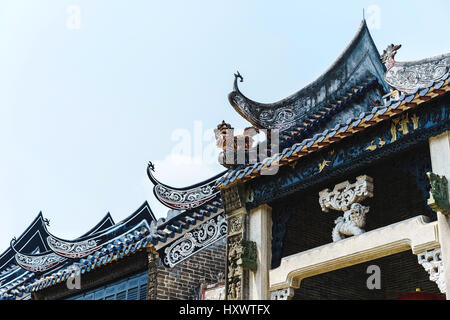 Alte Gebäude von Yuyin Garten in der Stadt Guangzhou, Guangdong Provinz, China Stockfoto