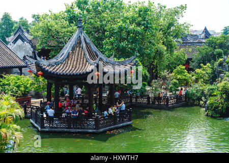 Alte Gebäude von Yuyin Garten in der Stadt Guangzhou, Guangdong Provinz, China Stockfoto