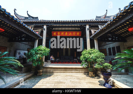 Alte Gebäude von Yuyin Garten in der Stadt Guangzhou, Guangdong Provinz, China Stockfoto