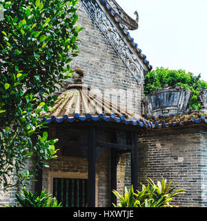 Alte Gebäude von Yuyin Garten in der Stadt Guangzhou, Guangdong Provinz, China Stockfoto