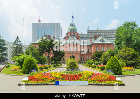 Ehemalige Hokkaido Regierungsbüro im Sommer in Sapporo Hokkaido japan Stockfoto