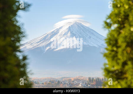 Mount Fuji hautnah Stockfoto