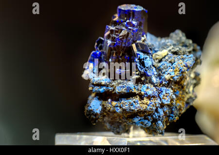 Azurit Mineral Stein Edelstein blau aus Namibia Stockfoto