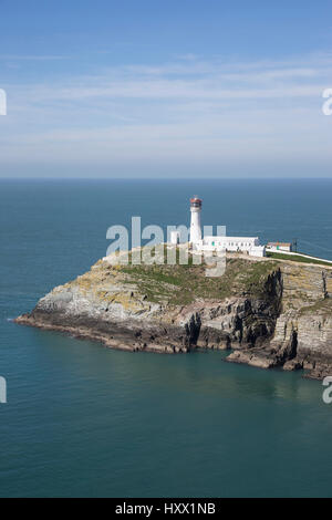 South Stack Leuchtturm auf Anglesey Stockfoto