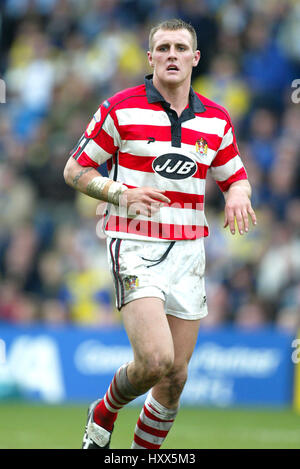 GARETH HOCK WIGAN WARRIORS RLFC WIDNES 26. April 2004 Stockfoto