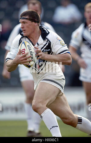 ADAM MAHER HULL FC KINGSTON COMM Stadion Rumpf 23. März 2003 Stockfoto