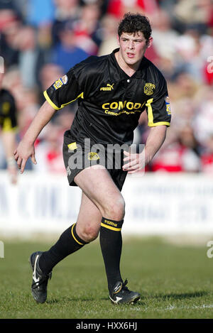 PAUL WELLENS ST. HELENS RLFC Weiden SALFORD 16. März 2003 Stockfoto