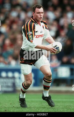 BRIAN MCDERMOTT BRADFORD Stiere RLFC 8. April 1997 Stockfoto