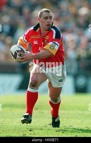 SHANE MILLARD LONDON BRONCOS RLFC 27. März 1999 Stockfoto