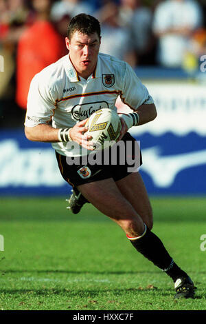 MICHAEL Widerrist BRADFORD BULLS RLFC 11. März 2000 Stockfoto