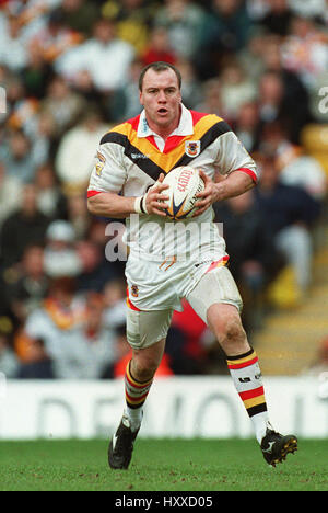 BRIAN MCDERMOTT BRADFORD Stiere RLFC 13. April 2001 Stockfoto