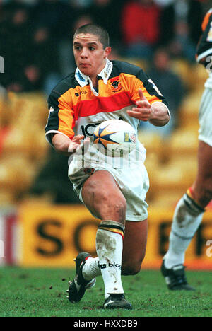 PAUL DEACON BRADFORD Stiere RLFC BRADFORD VALLY PARADE 9. Februar 2002 Stockfoto