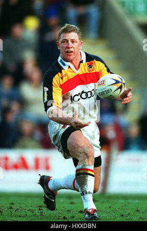 MIKE FORSHAW BRADFORD Stiere RLFC BRADFORD VALLY PARADE 9. Februar 2002 Stockfoto