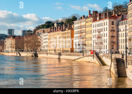 Lyon, Frankreich, goldene Stunde Stockfoto