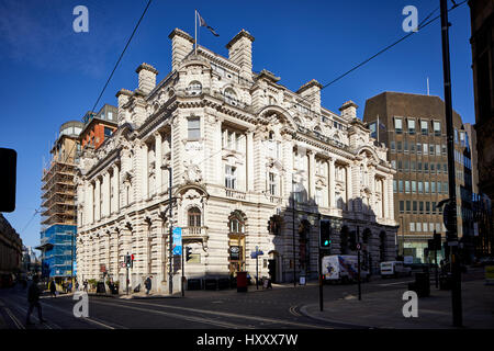 Portland-Stein, 53 King Street außen Edwardian Baroque alte bank vom Architekten Charles Heathcote Grade II aufgeführten Gebäude stand das Gebäude Stan Stockfoto