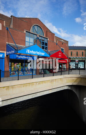 Warren Street Teil Stockport Merseyway shopping Precinct, Manchester, Cheshire, England, UK. Stockfoto