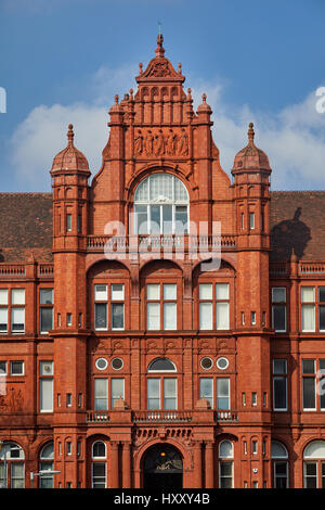 Grad II aufgeführten Peel Park Campus, Peel Gebäude ursprünglich für Salford Royal Technical Institute, von dem Architekten Henry Lord Salford Universität manche Stockfoto