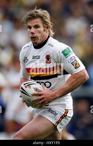 GLENN MORRISON BRADFORD Stiere RLFC HALLIWELL JONES STADIUM WARRINGTON ENGLAND 18. Februar 2007 Stockfoto