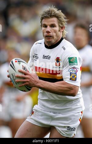 GLENN MORRISON BRADFORD Stiere RLFC HALLIWELL JONES STADIUM WARRINGTON ENGLAND 18. Februar 2007 Stockfoto