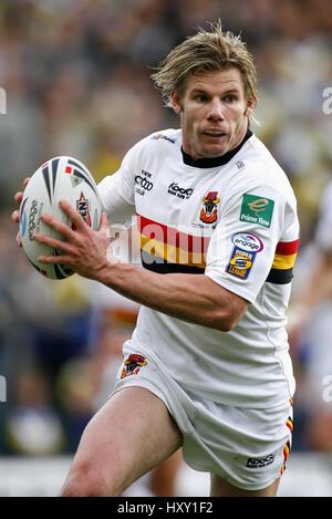 GLENN MORRISON BRADFORD Stiere RLFC HALLIWELL JONES STADIUM WARRINGTON ENGLAND 18. Februar 2007 Stockfoto