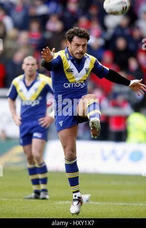 JON CLARKE WARRINGTON WOLVES RLFC HALLIWELL JONES STADIUM WARRINGTON ENGLAND 18. März 2007 Stockfoto