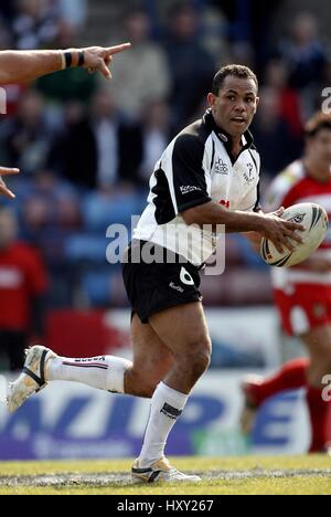 DENNIS MORAN WIDNES Wikinger RLFC HALTON STADIUM WIDNES ENGLAND 1. April 2007 Stockfoto