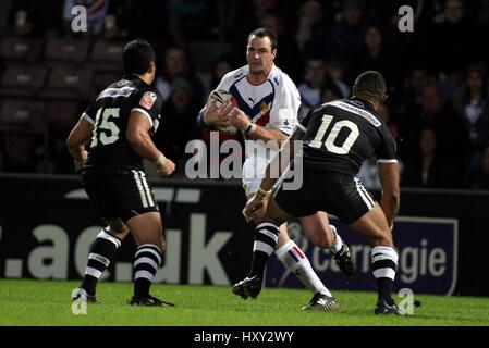 ADRIAN MORLEY ANDERSON ASOTASI Großbritannien V Neuseeland RL GALPHARM STADIUM HUDDERSFIELD ENGLAND 27. Oktober 2007 Stockfoto