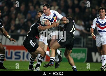 ADRIAN MORLEY GREAT BRITAIN V Neuseeland RL K.C. Stadion HULL ENGLAND 3. November 2007 Stockfoto