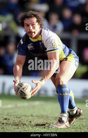 JON CLARKE WARRINGTON WOLVES RLFC HALLIWELL JONES STADIUM WARRINGTON 2. März 2008 Stockfoto