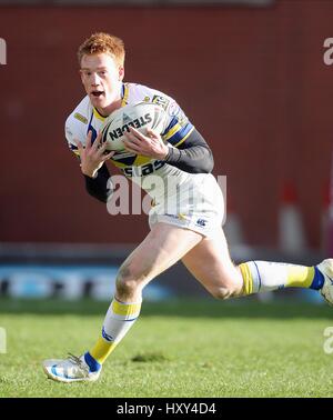 CHRIS RILEY WARRINGTON WOLVES RLFC HALLIWELL JONES STADIUM WARRINGTON ENGLAND 8. März 2009 Stockfoto