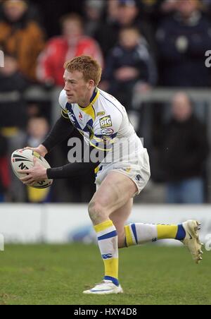 CHRIS RILEY WARRINGTON WOLVES RLFC HALLIWELL JONES STADIUM WARRINGTON ENGLAND 8. März 2009 Stockfoto