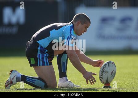 PAUL DEACON BRADFORD BULLS RLFC Dschungel CASTLEFORD ENGLAND 29. März 2009 Stockfoto